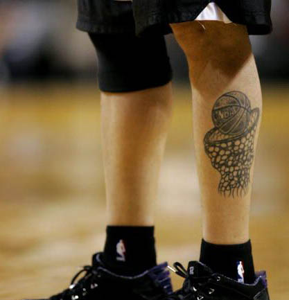 mike bibby tattoos. We get it Mike,