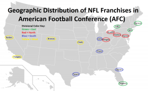 Geographic Distribution Map of AFC Franchises